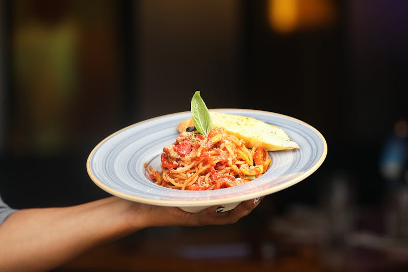 Spaghetti Bolognese at Pizza inn