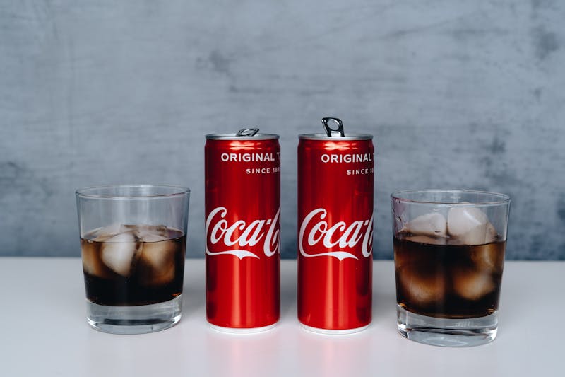 Soft drinks at Pizza inn
