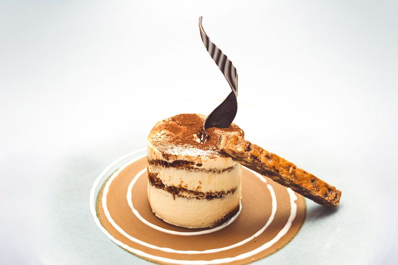 Tiramisu dessert at Pizza inn
