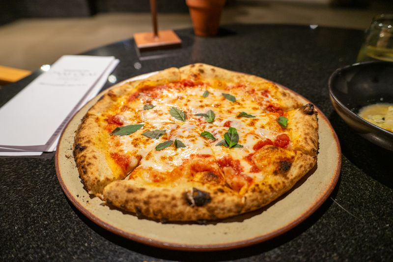 Classic Margherita pizza at Pizza inn