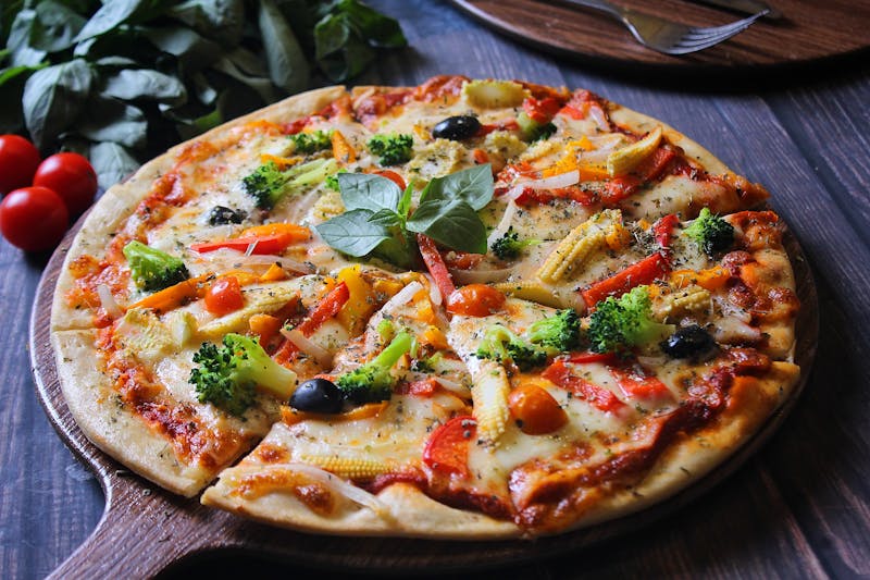 BBQ Chicken pizza at Pizza inn