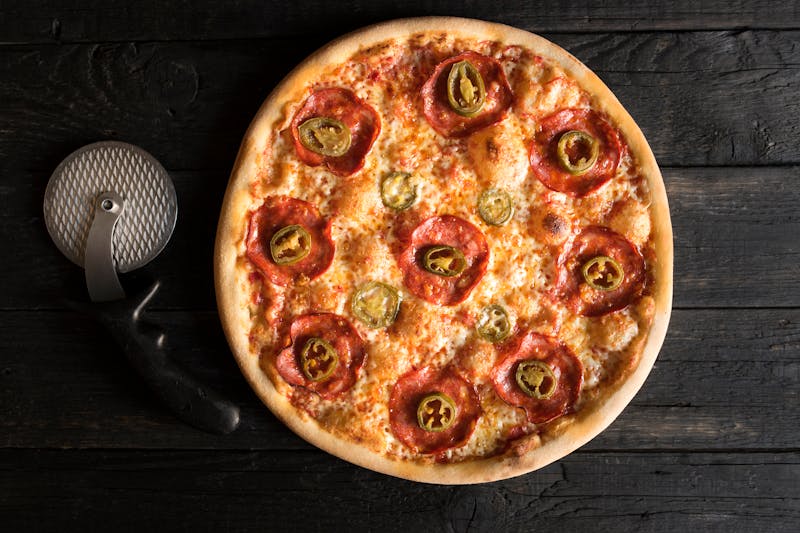 Meat Lovers pizza at Pizza inn